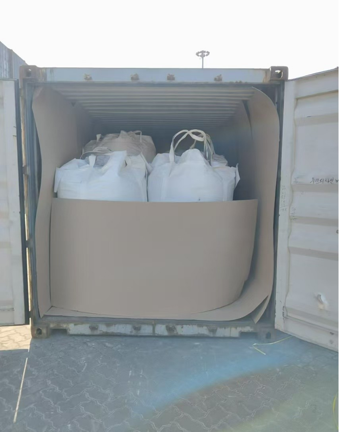 Dense cargo stowed in a container